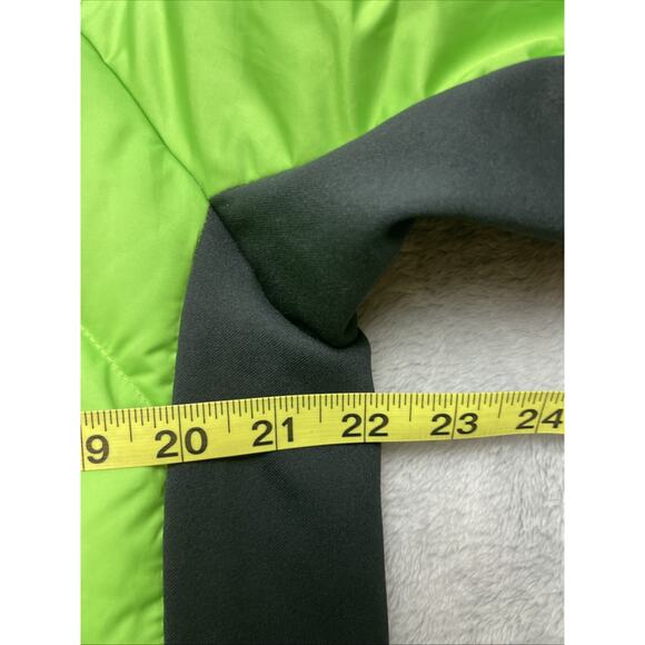 Descente Terro Down Puffer Jacket Mens XL Lime Green Ski Winter Snowboarding - Picture 12 of 14